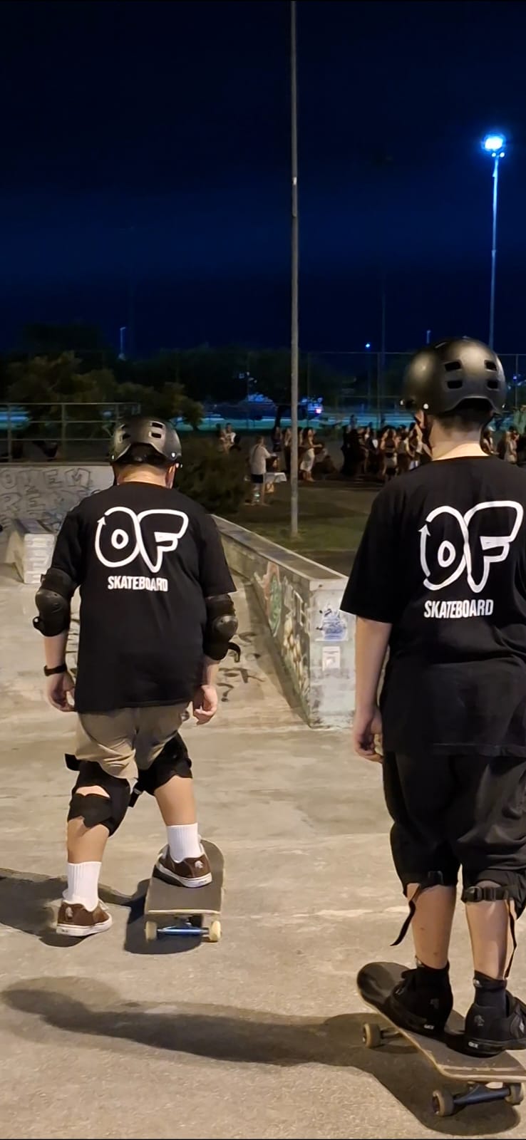 Alunos em sessão noturna