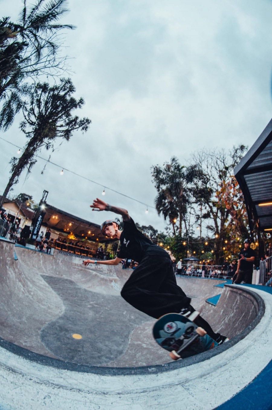 Instrutor no bowl em campeonato